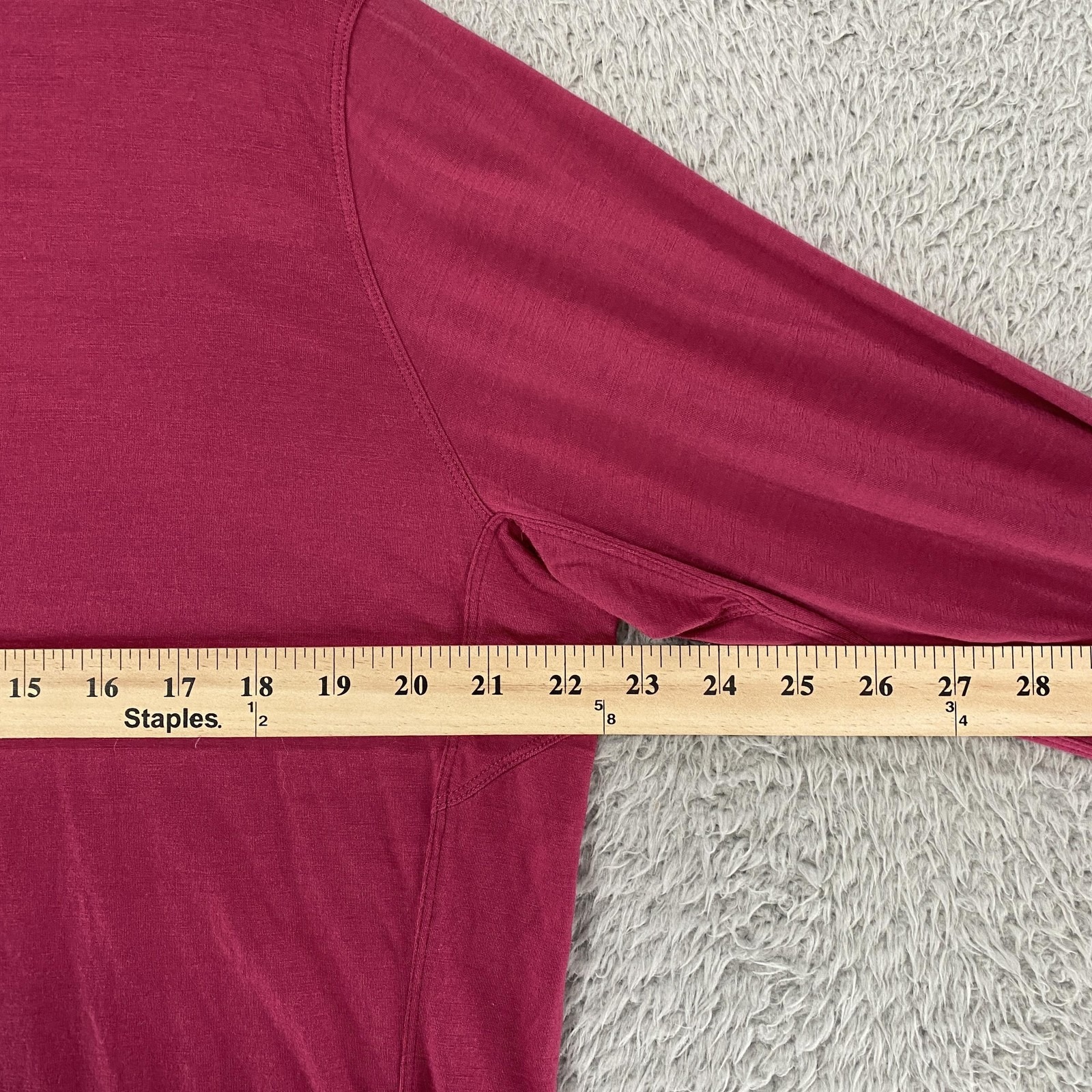 Arc'teryx Hooded Shirt Womens Xl Pink Merino Wool Long Sleeve Hiking Base Layer — image 5 of 8
